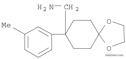 Molecular Structure of 887978-87-2 ([8-(3-Methylphenyl)-1,4-dioxaspiro[4.5]dec-8-yl]MethylaMine)
